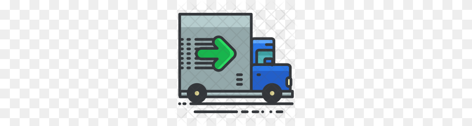 Premium Moving Truck Icon Download, Moving Van, Transportation, Van, Vehicle Png