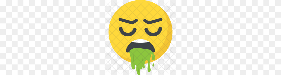 Premium Nauseated Emoji Icon Download, Ball, Sport, Tennis, Tennis Ball Png