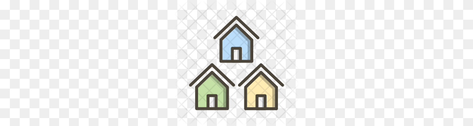 Premium Neighborhood Icon Dog House, Den, Indoors, Scoreboard Free Png Download