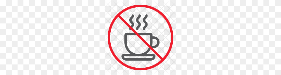 Premium No Coffee Icon Download, Symbol, Emblem Png Image