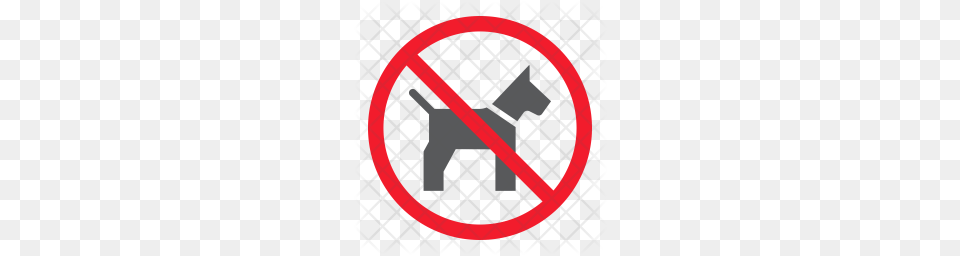 Premium No Dog Icon Download, Sign, Symbol, Road Sign Free Transparent Png