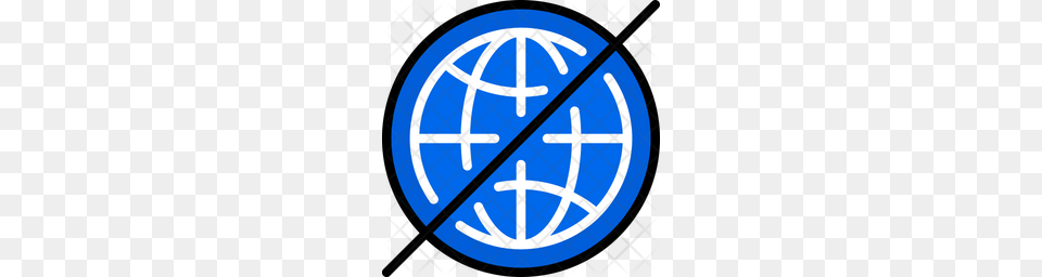 Premium No Internet Icon Symbol, Emblem, Logo, Road Sign Free Png Download