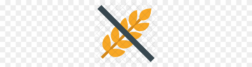 Premium No Wheat Icon Download, Leaf, Plant, Pattern Png Image