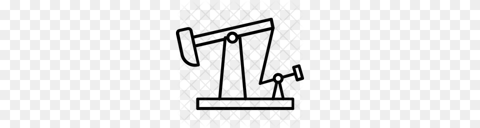 Premium Oil Pumpjack Icon Download, Pattern, Texture Png Image