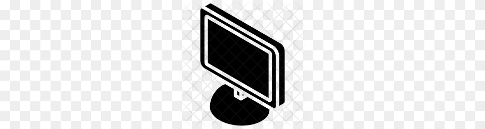 Premium Old Computer Icon Pattern Free Png Download