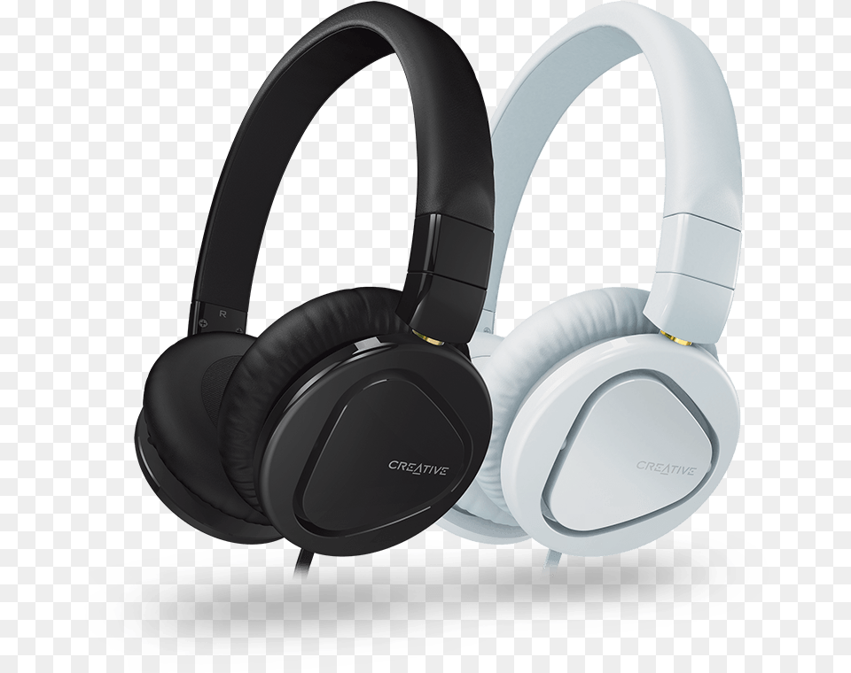 Premium On Ear Headset For Music And Calls Creative, Electronics, Headphones Free Png