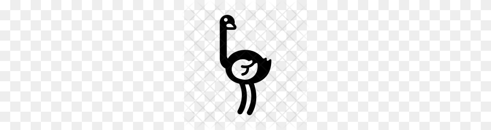 Premium Ostrich Icon, Pattern Free Png Download