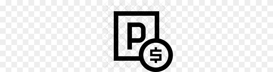 Premium Paid Parking Icon Download, Pattern, Home Decor Free Transparent Png