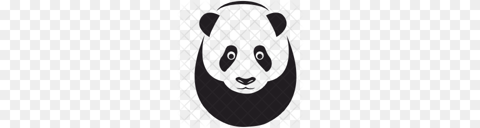Premium Panda Bear Icon Download, Animal, Canine, Mammal, Dog Free Png