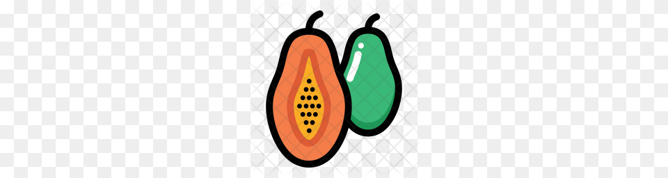 Premium Papaya Icon Download, Food, Fruit, Plant, Produce Png