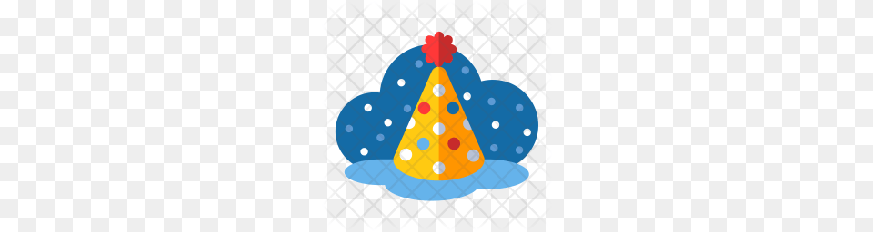 Premium Party Hat Icon Download, Clothing, Party Hat Free Transparent Png