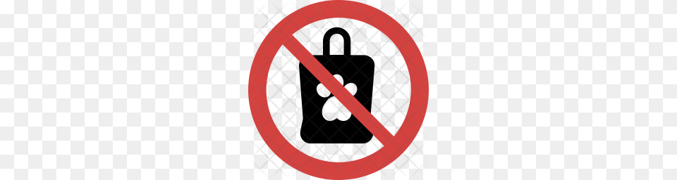 Premium Pet Food Not Allowed Icon Download, Sign, Symbol, Road Sign, Dynamite Free Transparent Png