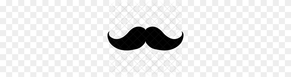 Premium Petite Handlebar Mustache Icon Download, Pattern Free Transparent Png