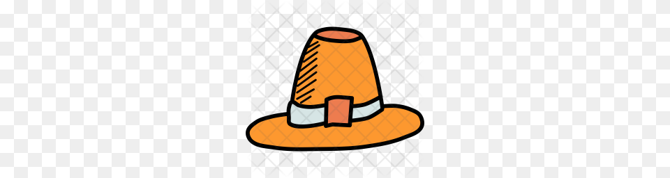 Premium Pilgrim Icon Download, Clothing, Hat, Device, Grass Png Image