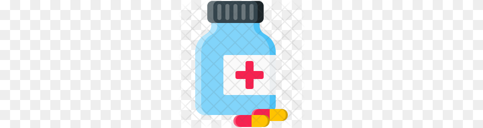 Premium Pill Bottle Icon First Aid, Cabinet, Furniture Free Png Download