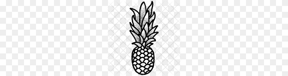Premium Pineapple Icon Download, Pattern Png