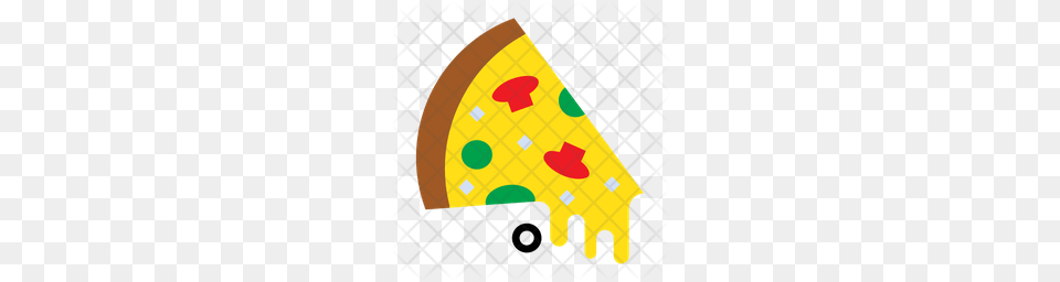 Premium Pizza Slice Icon Clothing, Hat Free Png Download