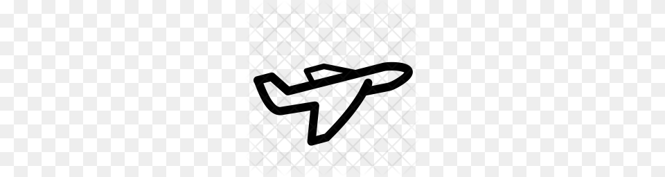 Premium Plane Icon, Pattern Free Png