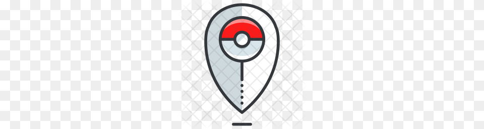 Premium Pokeball Location Icon Download, Disk Png