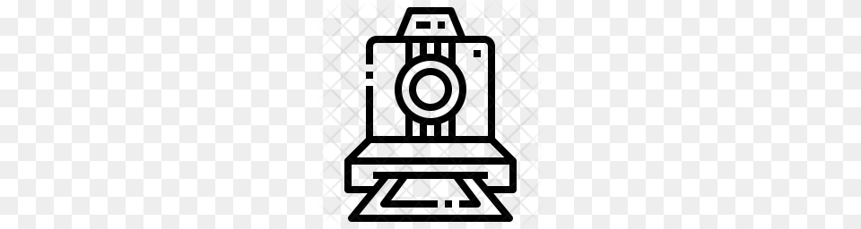 Premium Polaroid Camera Icon Pattern, Home Decor, Silhouette Free Png Download