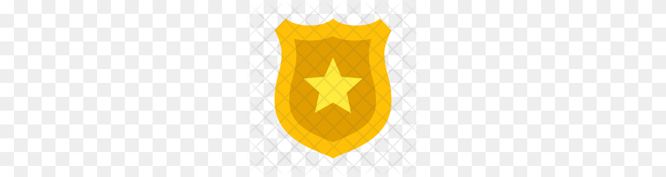 Premium Police Badge Icon Download, Armor, Symbol, Shield Png Image