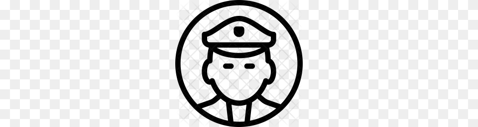 Premium Policeman Icon Download, Pattern, Texture Free Transparent Png