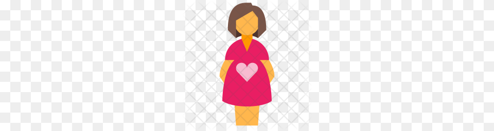 Premium Pregnant Icon Download, Clothing, Dress, Person, Head Png Image