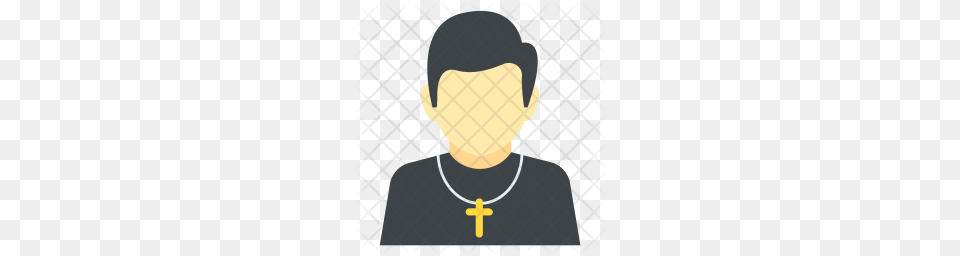 Premium Priest Icon Download, Accessories, Necklace, Jewelry, Person Free Png