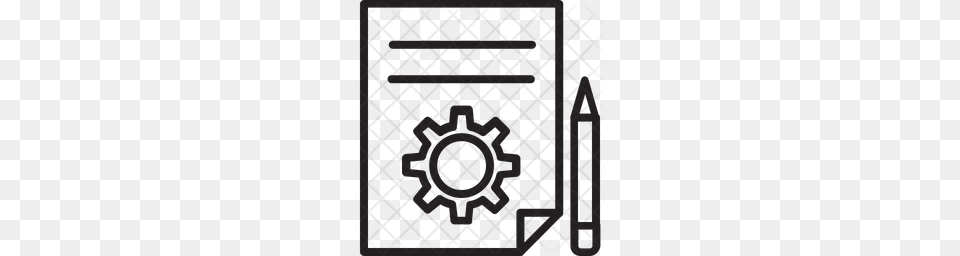 Premium Project Plan Icon Download, Machine, Gear Free Transparent Png