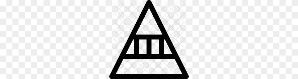 Premium Pyramid Icon, Pattern Png