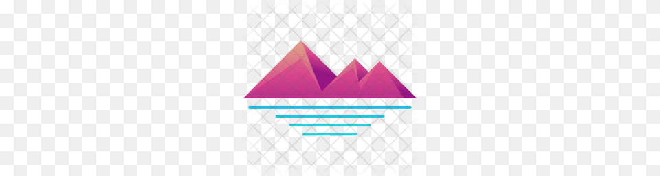 Premium Pyramids Icon Download, Purple, Triangle Free Png
