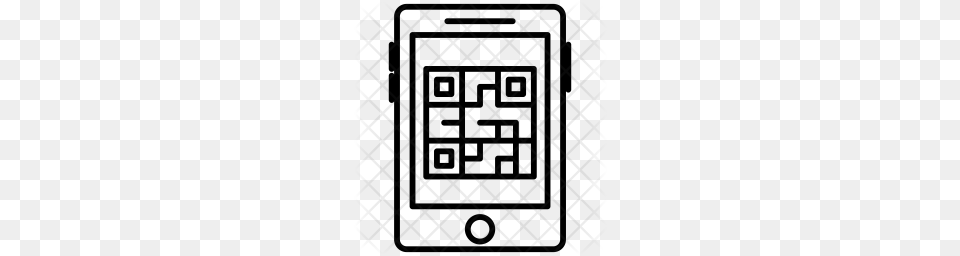 Premium Qrcode Icon Home Decor, Pattern Free Png Download