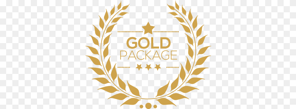 Premium Quality Custom Logo Designs Gold Package, Emblem, Symbol, Plant Free Png Download