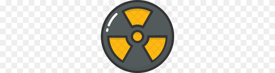 Premium Radioactive Icon Download, Wheel, Machine, Vehicle, Transportation Png Image