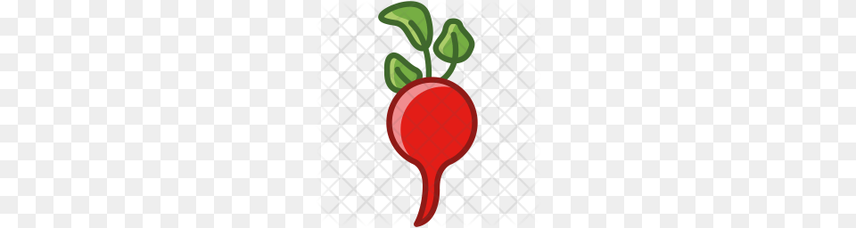 Premium Radish Icon Produce, Food, Plant, Vegetable Free Png Download