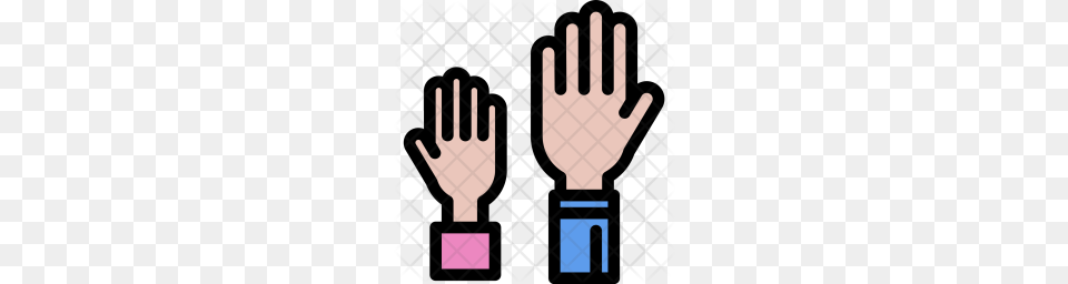 Premium Raised Hands Icon Download, Clothing, Glove, Body Part, Hand Png Image