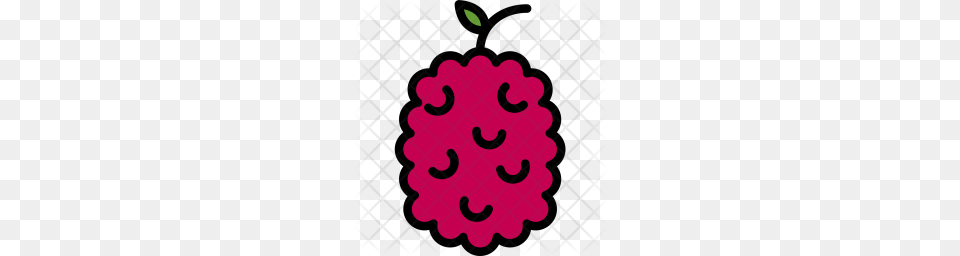 Premium Raspberry Icon Download, Berry, Food, Fruit, Plant Png Image