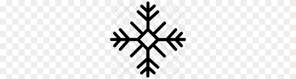 Premium Raster Snowflake Icon Pattern, Texture Free Png Download