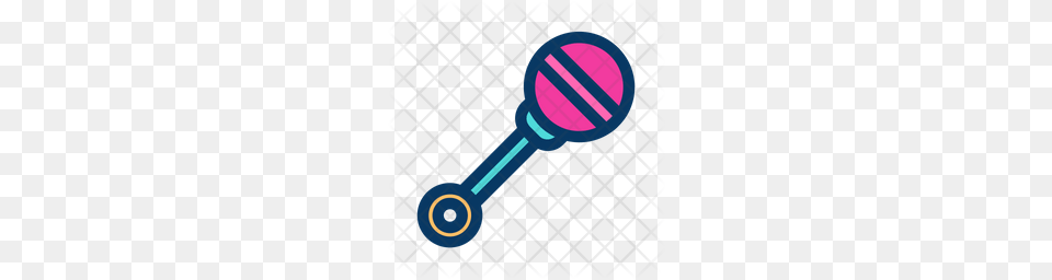 Premium Rattle Icon Download, Toy, Racket Free Png