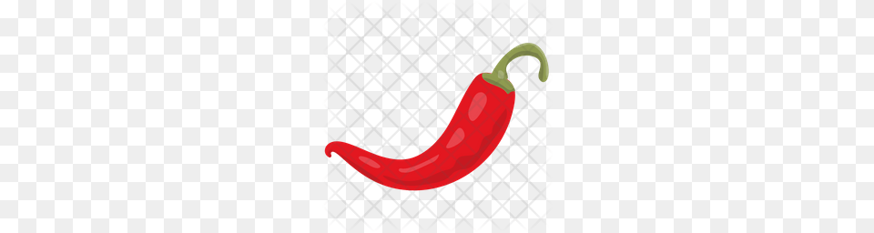 Premium Red Chili Icon, Food, Pepper, Plant, Produce Png Image