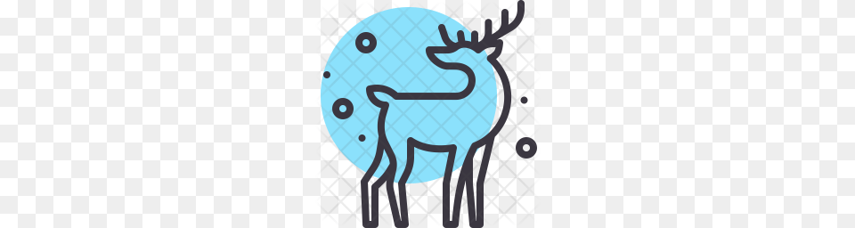 Premium Reindeer Head Icon Download, Animal, Deer, Mammal, Wildlife Png