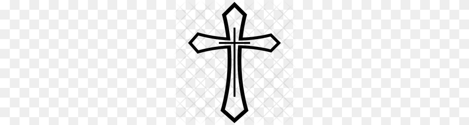 Premium Religion Cross Icon Download, Symbol, Pattern Free Transparent Png