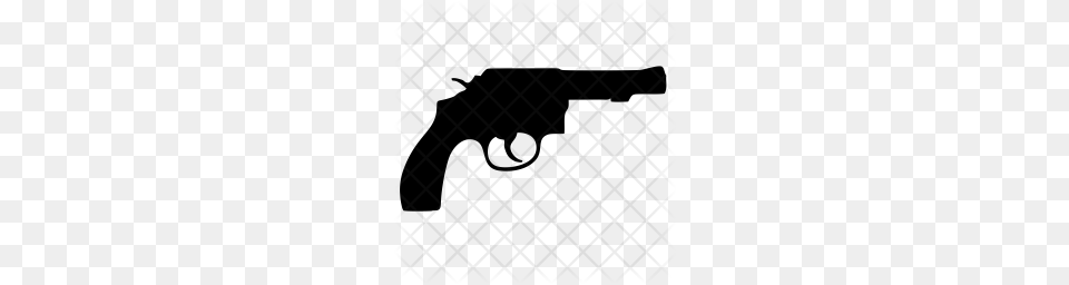 Premium Revolver Icon Download, Pattern Free Transparent Png