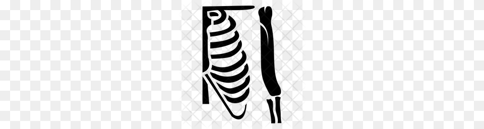 Premium Rib Cage Icon, Pattern Free Transparent Png