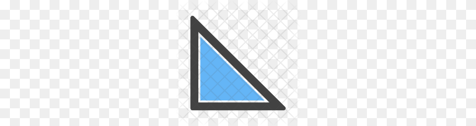Premium Right Angle Triangle Icon Download Png
