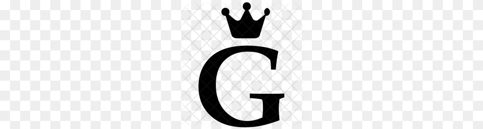 Premium Royal Alphabet Crown Letter English G Icon Png Image