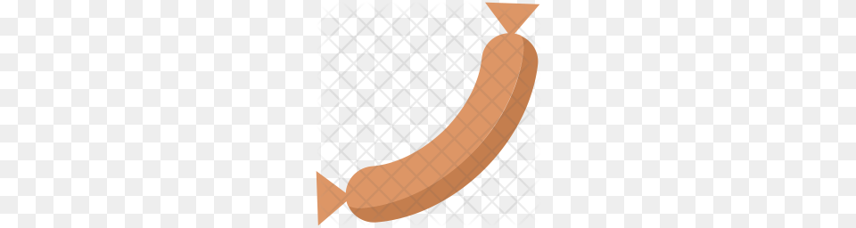 Premium Sausage Icon Download, Banana, Food, Fruit, Plant Png Image