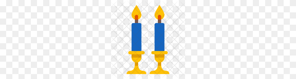 Premium Shabbat Icon Download, Candle, Candlestick Png Image