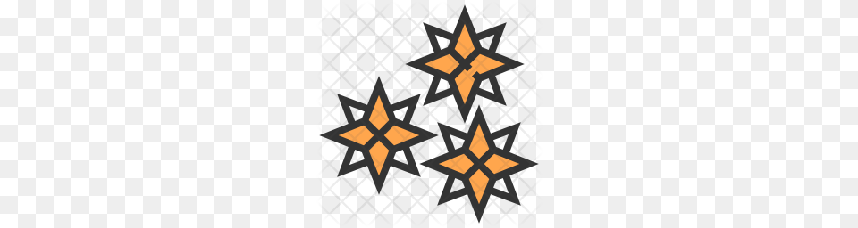 Premium Shuriken Icon Pattern, Star Symbol, Symbol Free Png Download