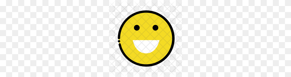 Premium Smile Emoji Icon Download, Disk Png